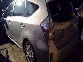 2013 TOYOTA PRIUS SILVER, V MODEL, 1.8L, AT.  Z24906